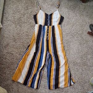 Japna Multicolor Striped Jumpsuit
